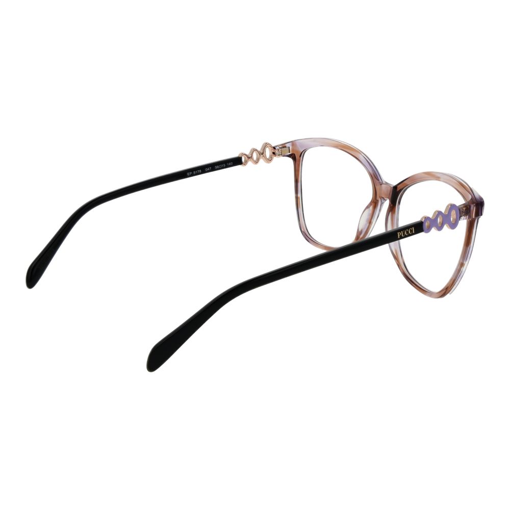 Emilio Pucci Brown Plastic Glasses Women's (Frames)