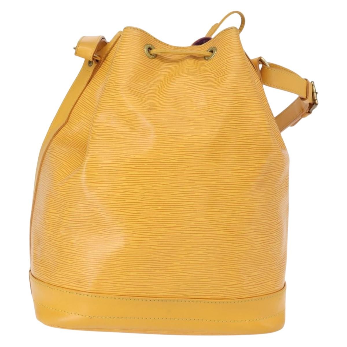 Louis Vuitton Noe Epi Leather Yellow Leather Shoulder Bag Bag (Pre-Owned)