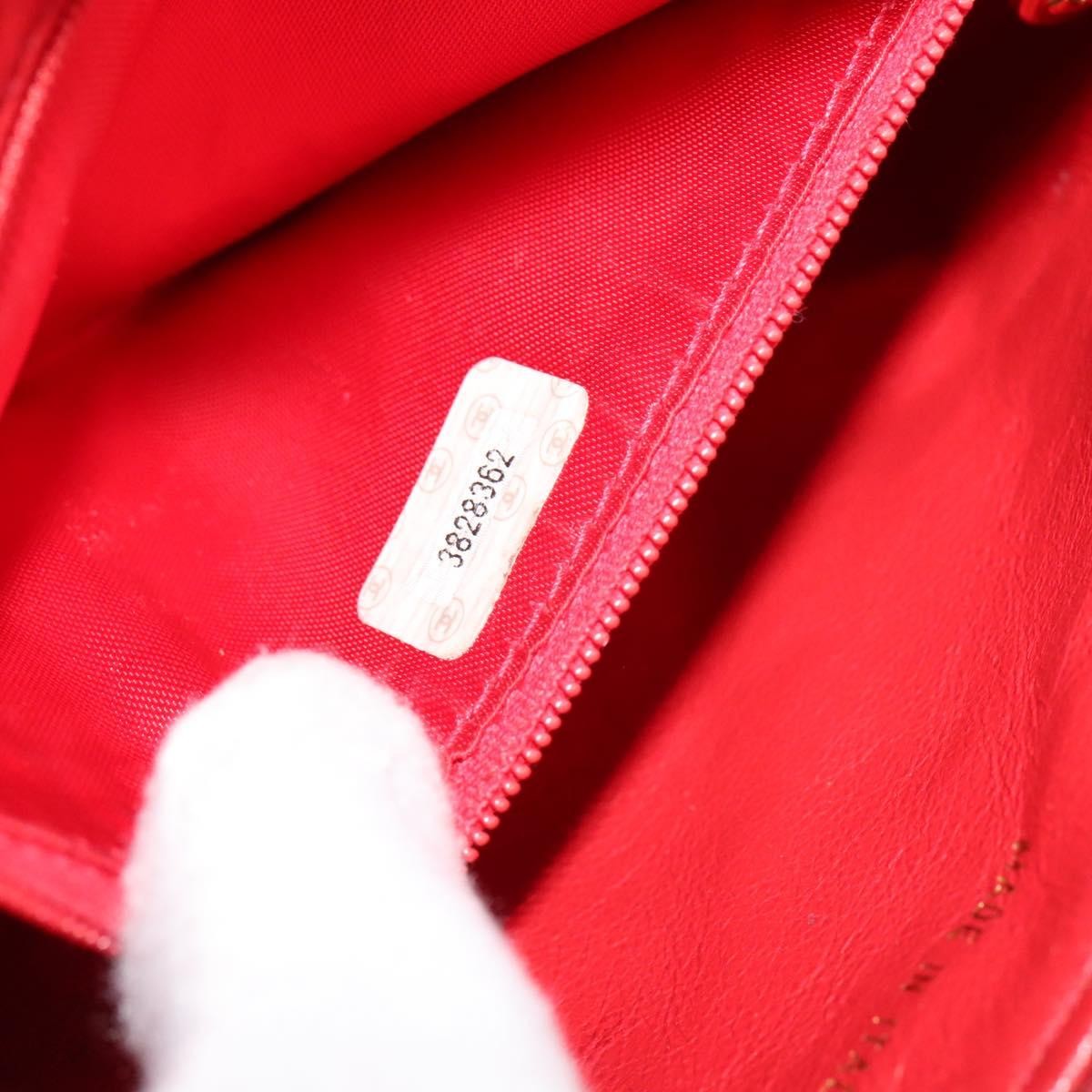 Chanel Vintage Zip Belt Quilted Caviar Red Leather Shoulder Bag Bag (Pre-Owned)