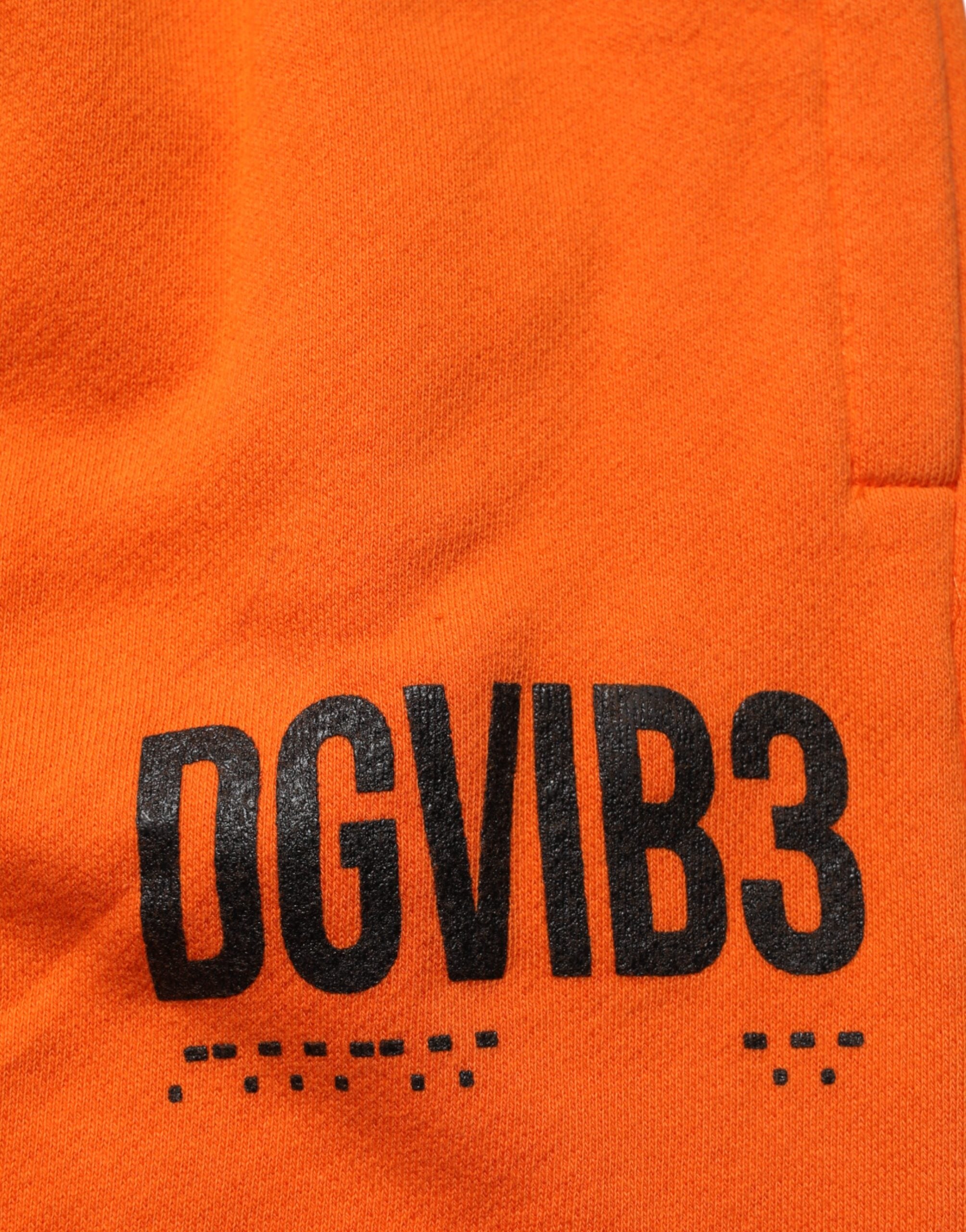 Dolce & Gabbana Orange Cotton DG VIB3 Logo Drawstring SweatMen's Men's Pants (Pre-Owned)