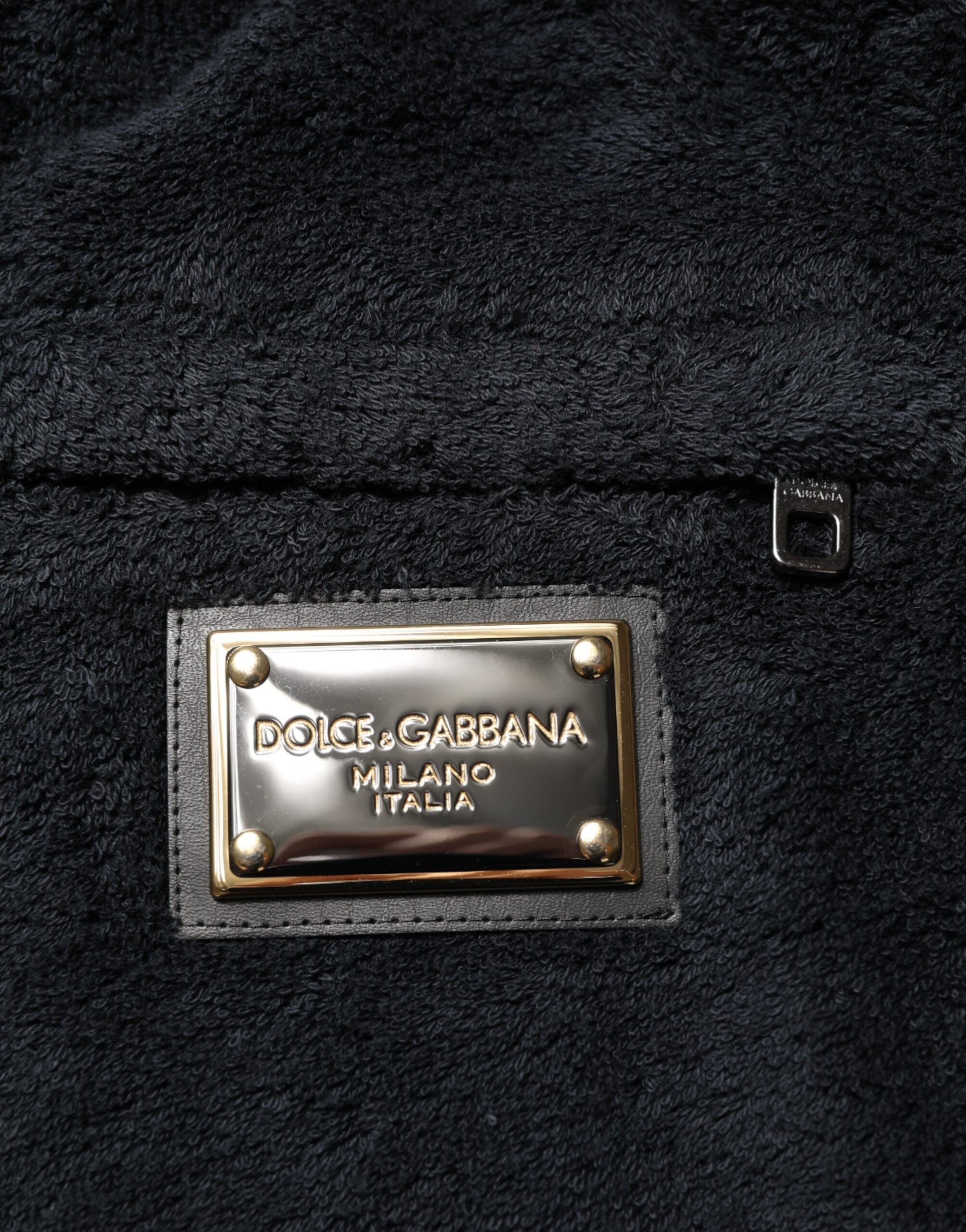 Dolce & Gabbana Black Cotton Logo Men Jogger SweatMen's Men's Pants