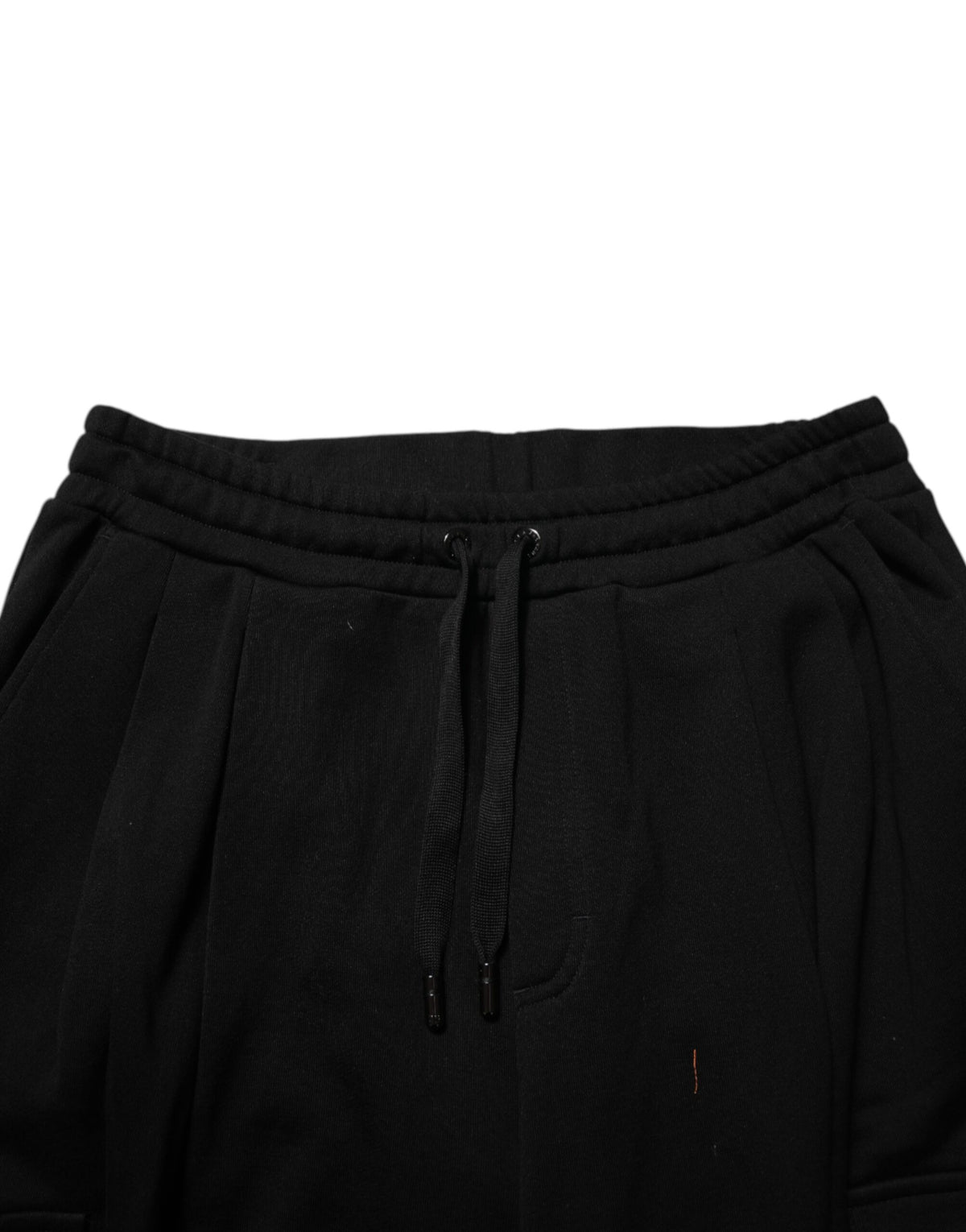 Dolce & Gabbana Black Cotton Blend Cargo Joggers Drawstring Men's Pants (Pre-Owned)