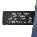 Hermès Deauville Navy Cotton Clutch Bag (Pre-Owned)