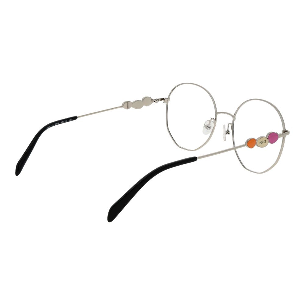 Emilio Pucci Black Metal Glasses Women's (Frames)