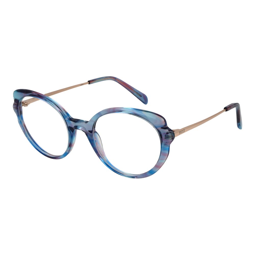Emilio Pucci Blue Plastic Glasses Women's (Frames)