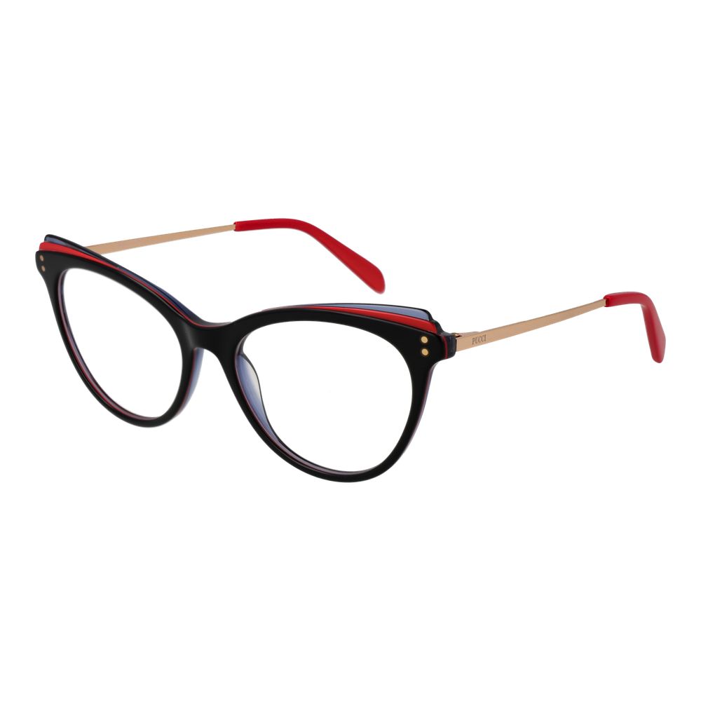 Emilio Pucci Black Acetate Glasses Women's (Frames)