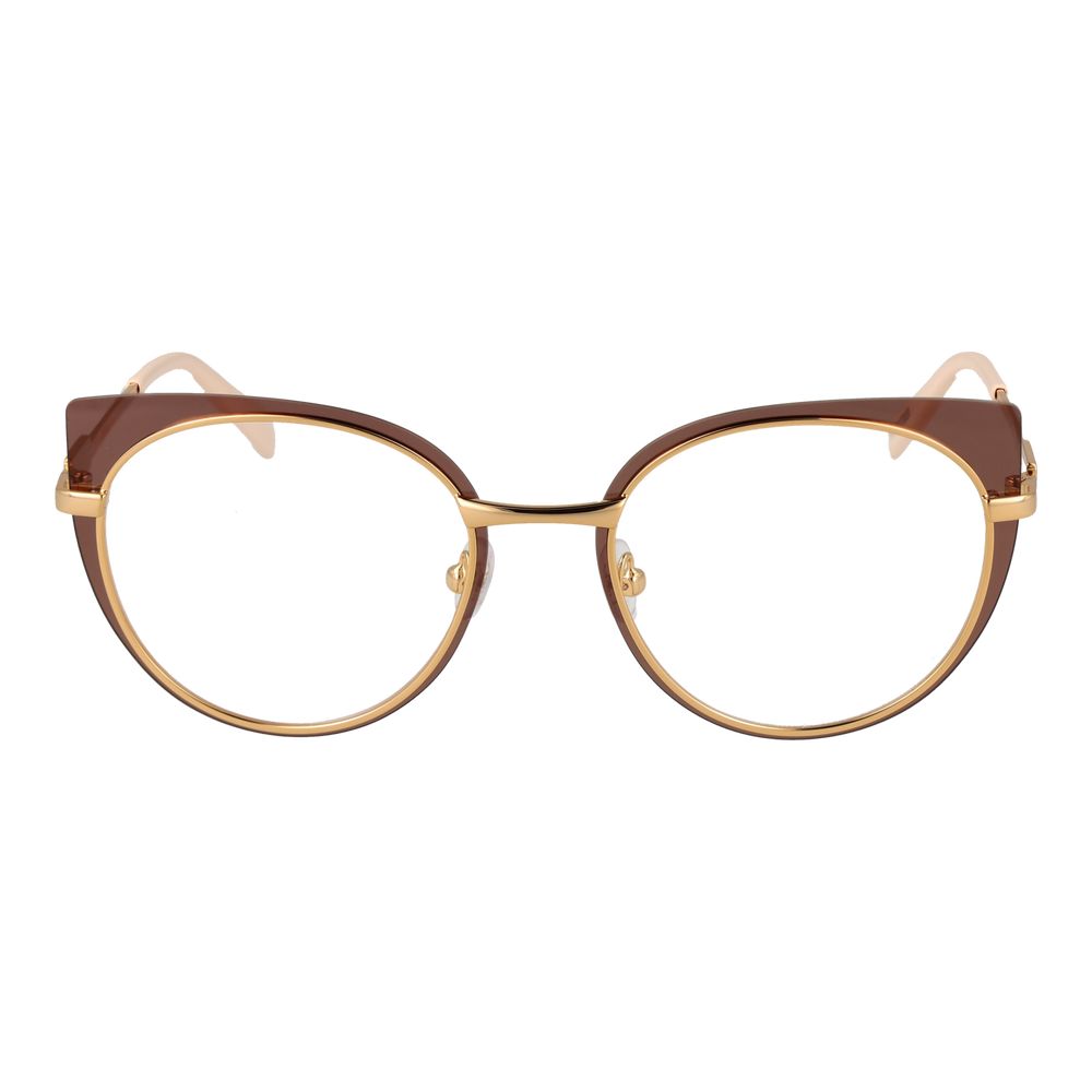 Emilio Pucci Brown Metal Glasses Women's (Frames)