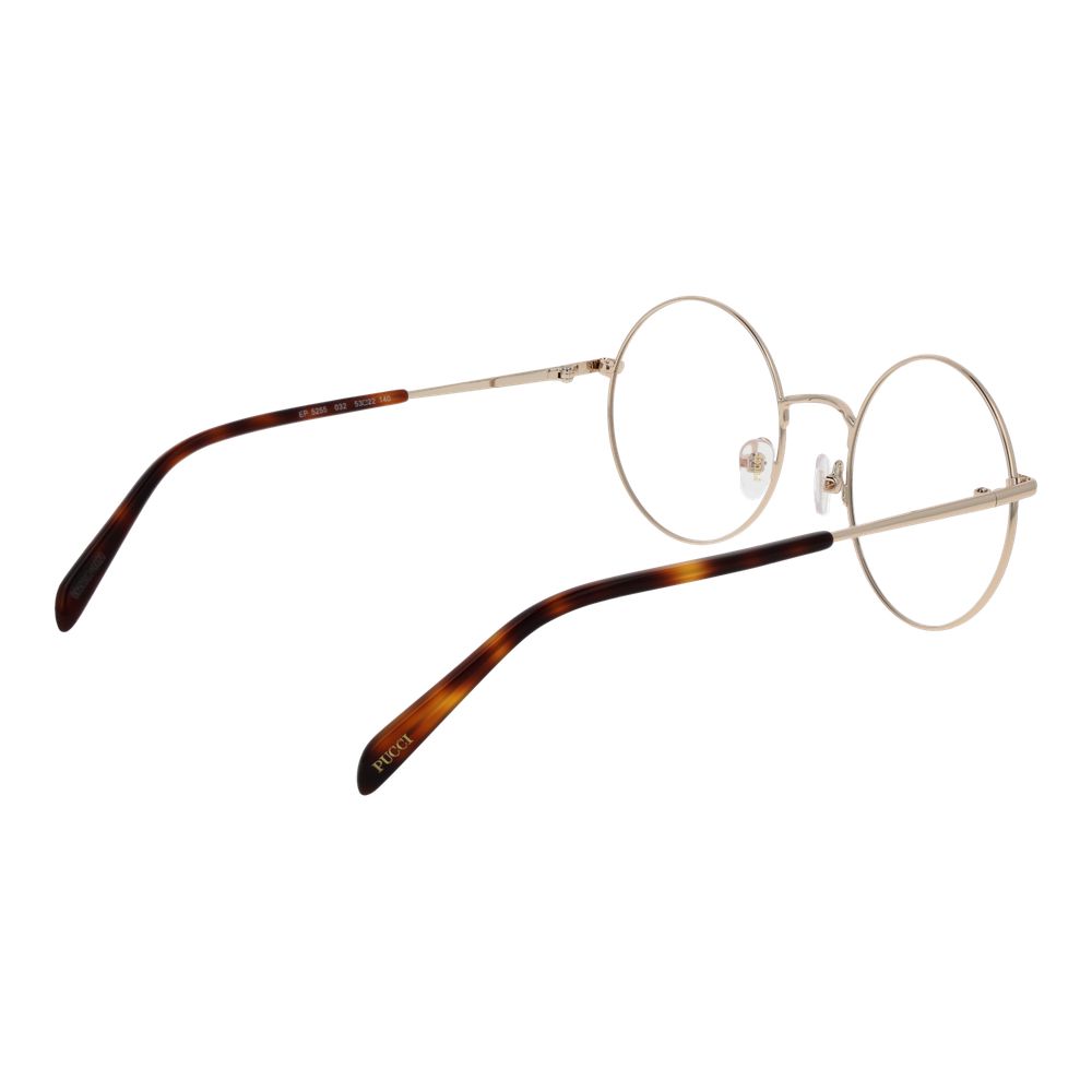 Emilio Pucci Gold Metal Glasses Women's (Frames)