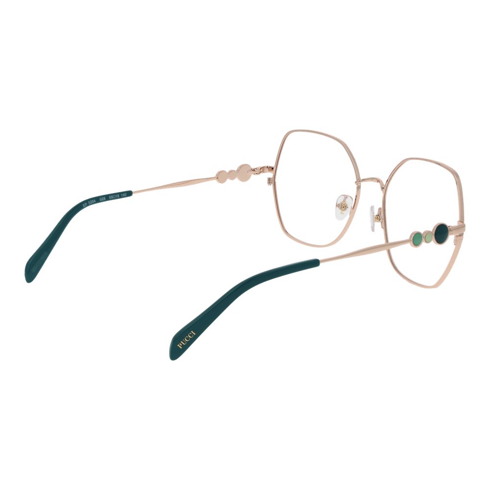 Emilio Pucci Rose Gold Metal Glasses Women's (Frames)