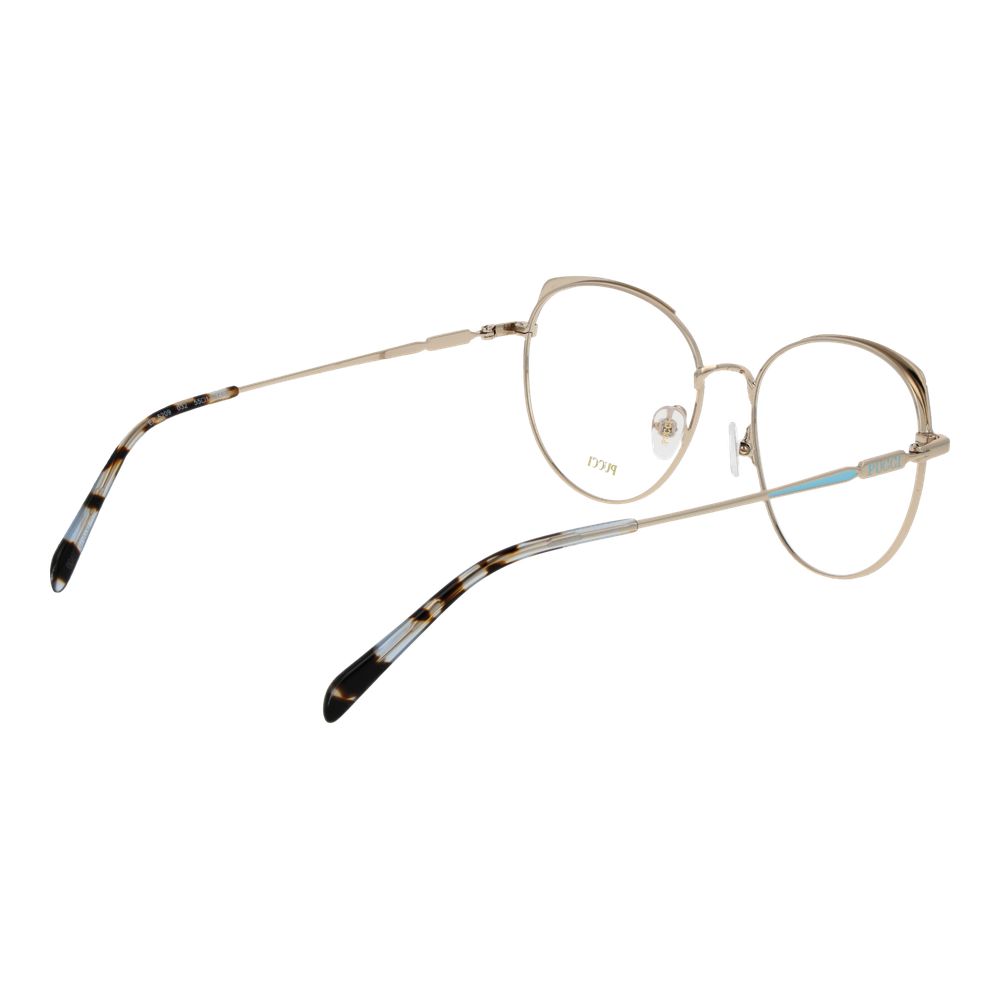 Emilio Pucci Gold Metal Glasses Women's (Frames)