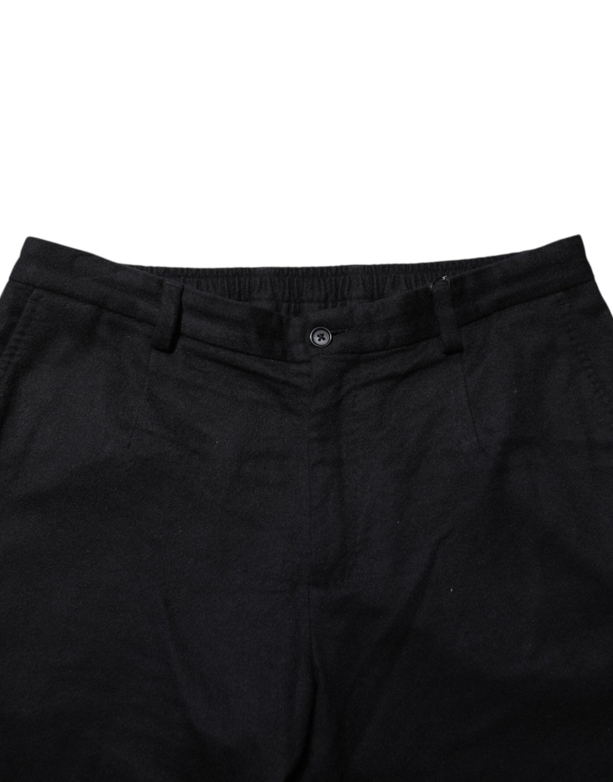 Dolce & Gabbana Black Cashmere Dress Formal Men Trouser Men's Pants (Pre-Owned)