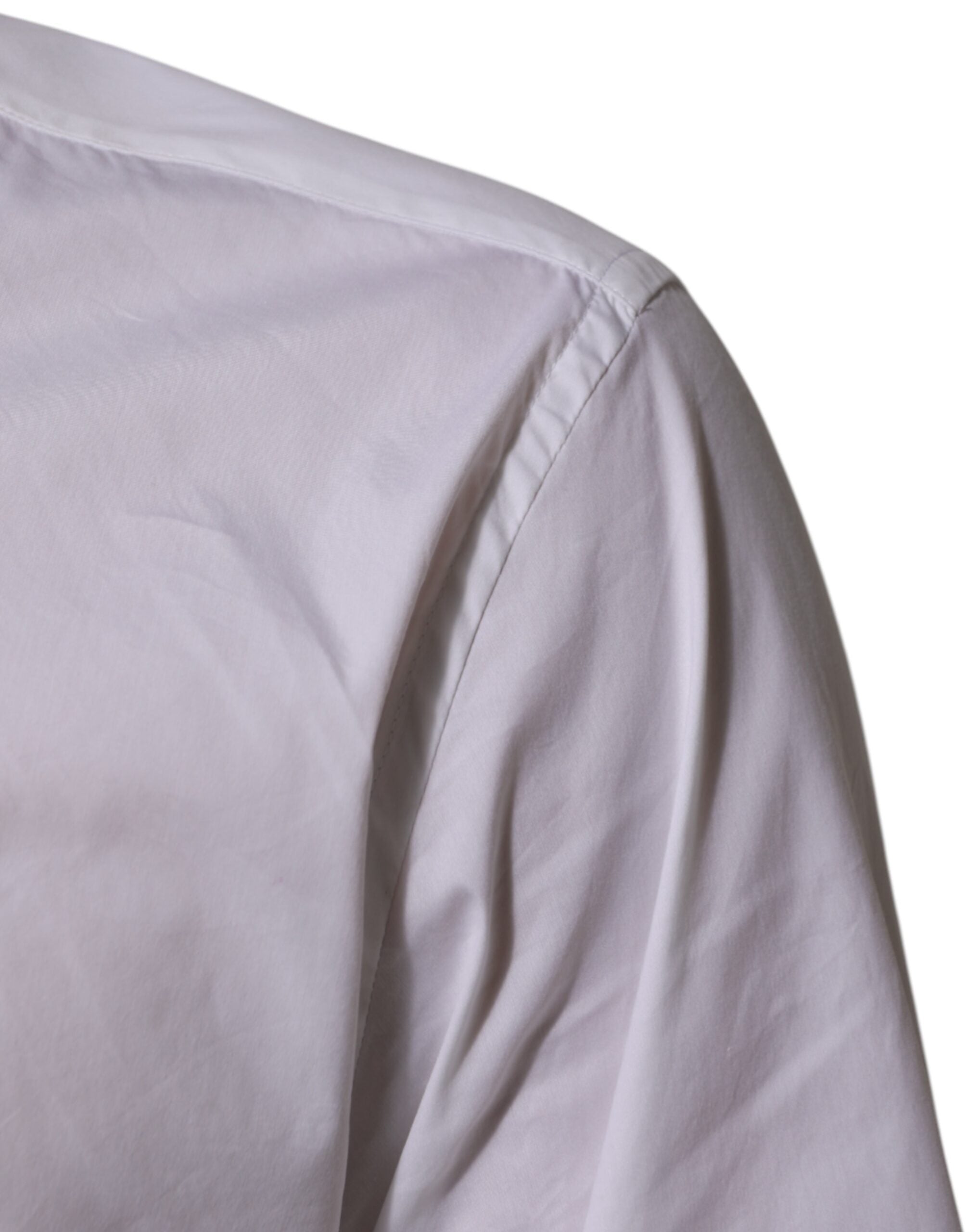 Dolce & Gabbana White Cotton MARTINI Formal Men Dress Men's Shirt (Pre-Owned)