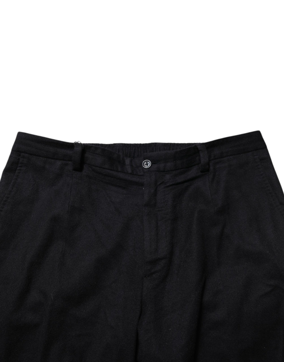 Dolce & Gabbana Black Cashmere Dress Formal Trouser Men's Pants (Pre-Owned)