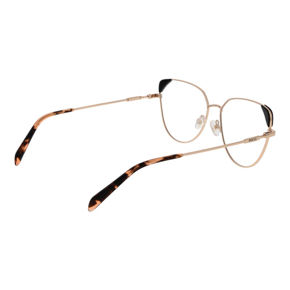 Emilio Pucci Gold Metal Glasses Women's (Frames)