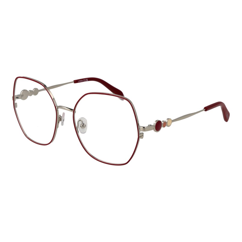 Emilio Pucci Red Metal Glasses Women's (Frames)