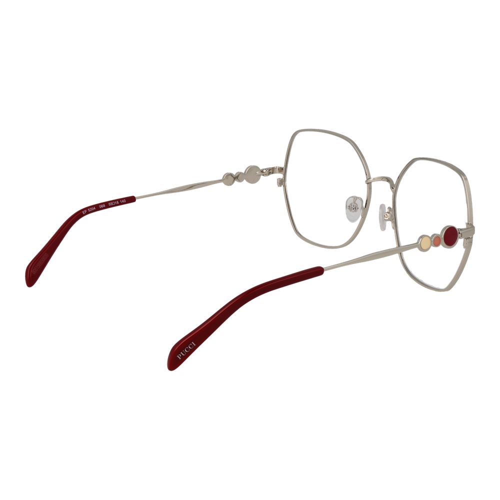 Emilio Pucci Red Metal Glasses Women's (Frames)