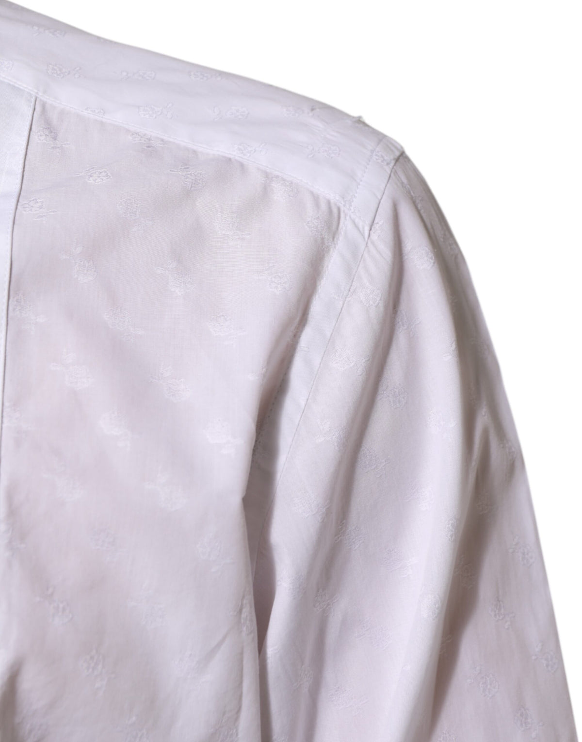 Dolce & Gabbana White Cotton MARTINI Bib Formal Dress Men's Shirt (Pre-Owned)