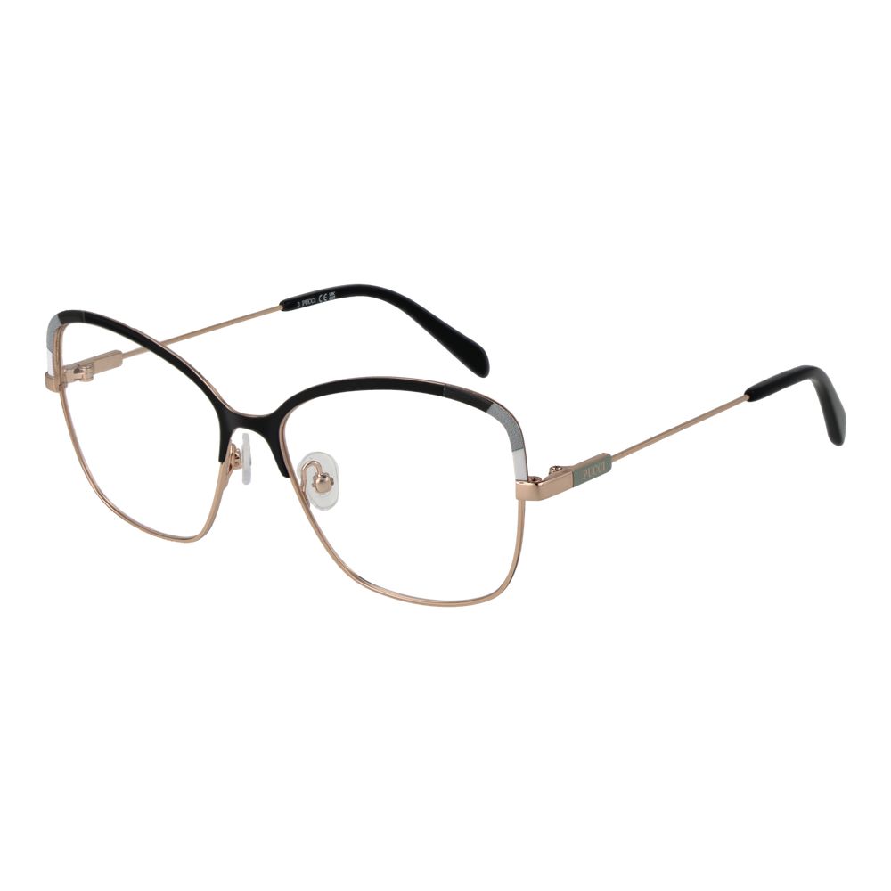 Emilio Pucci Black Metal Glasses Women's (Frames)