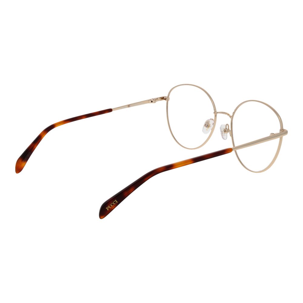 Emilio Pucci Gold Metal Glasses Women's (Frames)