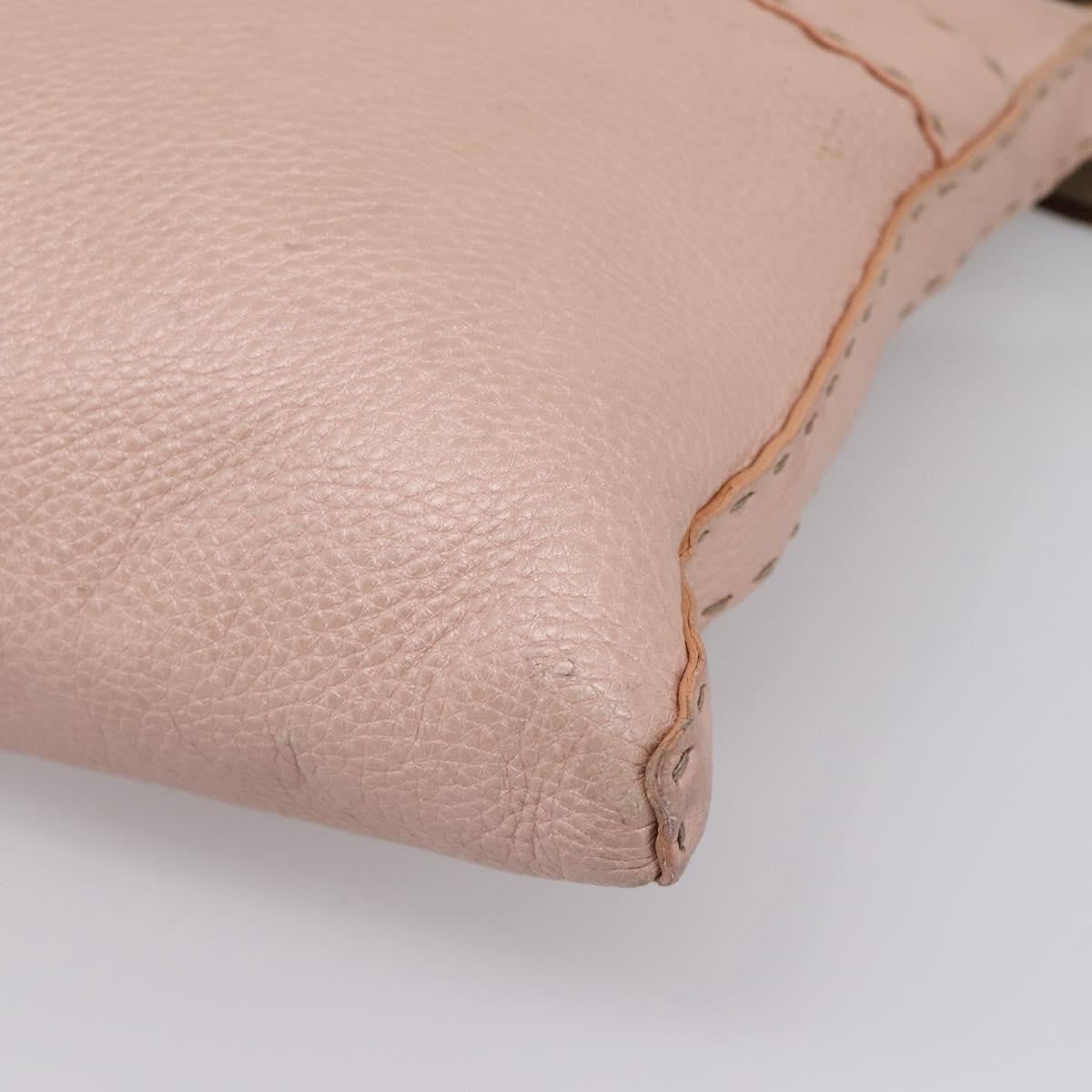 Fendi Selleria Leather Pink Leather Crossbody Bag Bag (Pre-Owned)