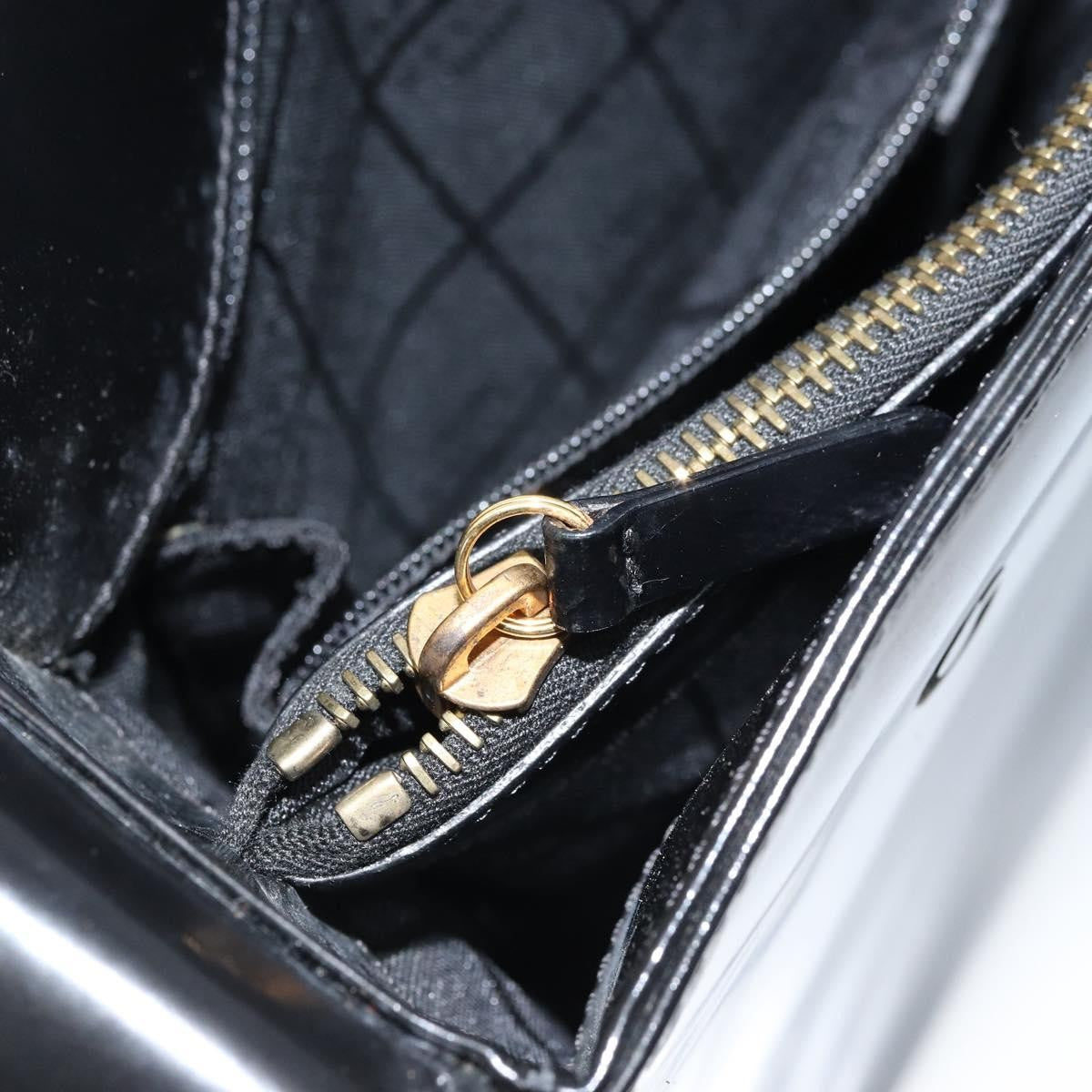 Celine Vintage Leather Black Leather Shoulder Bag Bag (Pre-Owned)