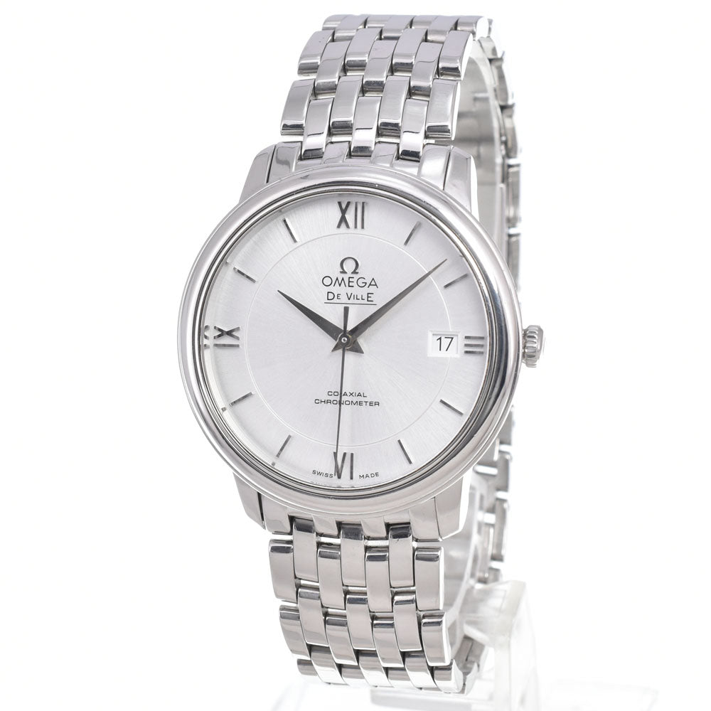 Omega De Ville Prestige Co-Axial Chronometer Automatic Stainless Steel Watch (Pre-Owned)