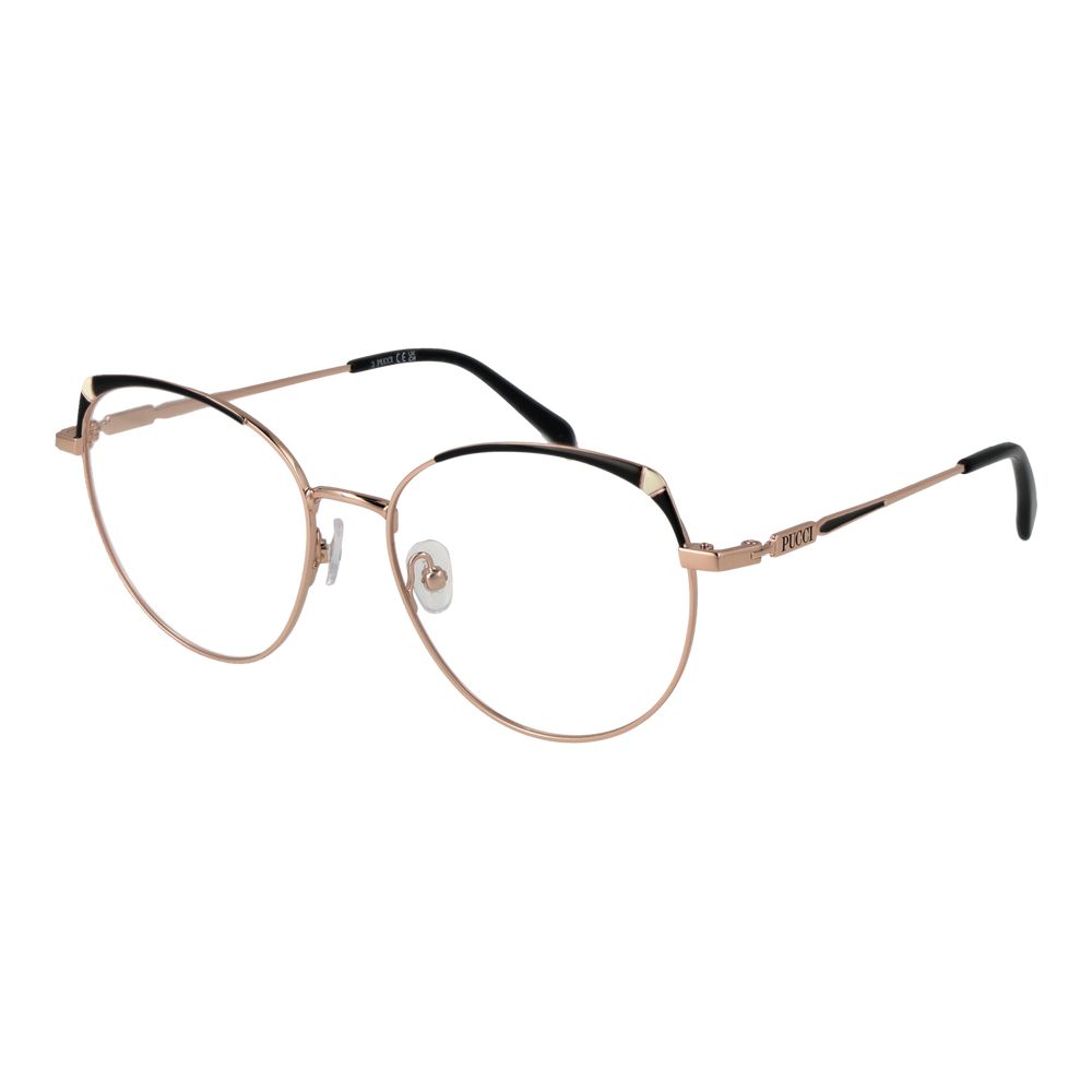Emilio Pucci Rose Gold Metal Glasses Women's (Frames)