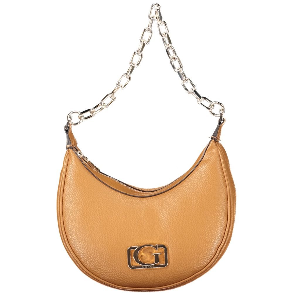 Guess Jeans Marrone Poliuretano Women Women's Handbag