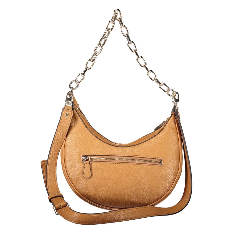 Guess Jeans Marrone Poliuretano Women Women's Handbag
