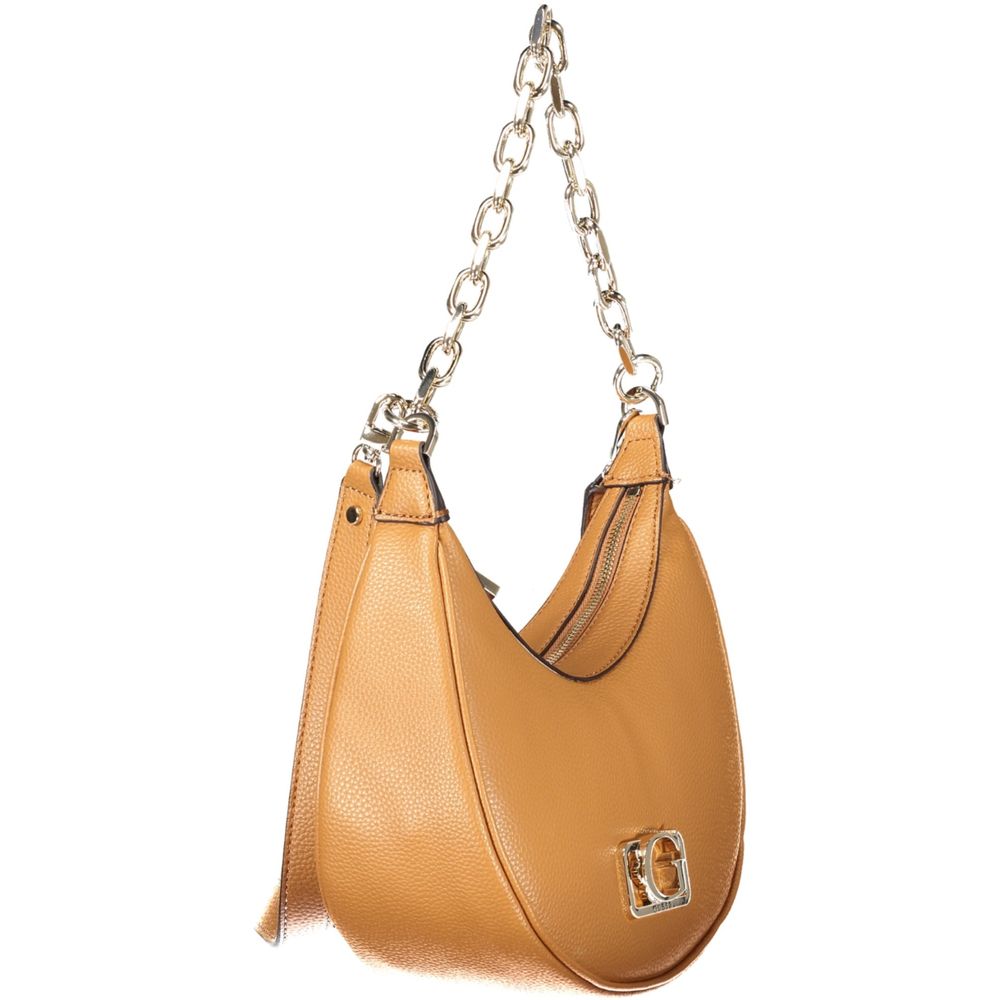 Guess Jeans Marrone Poliuretano Women Women's Handbag