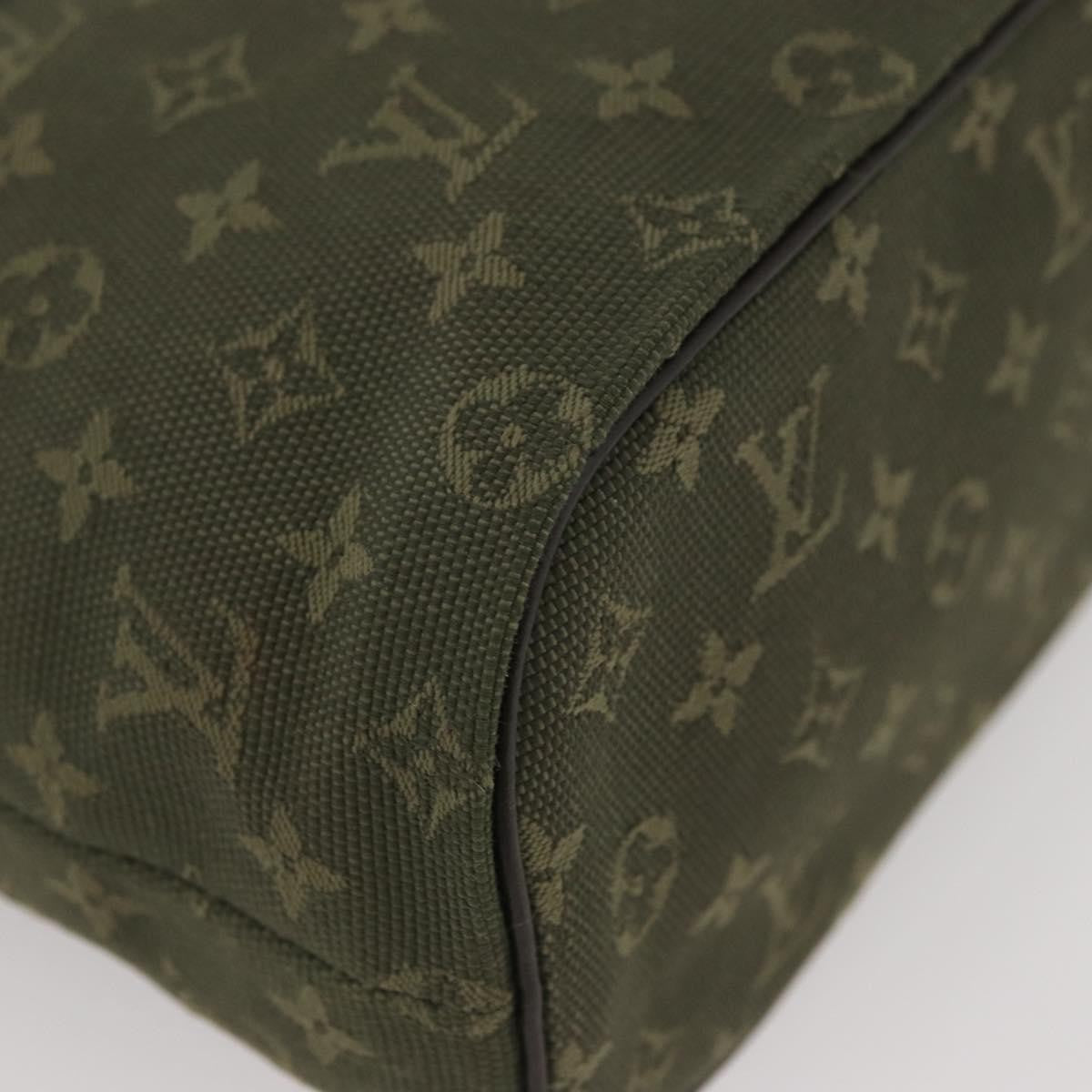 Louis Vuitton Lucille Mini Lin Khaki Canvas Handbag (Pre-Owned)