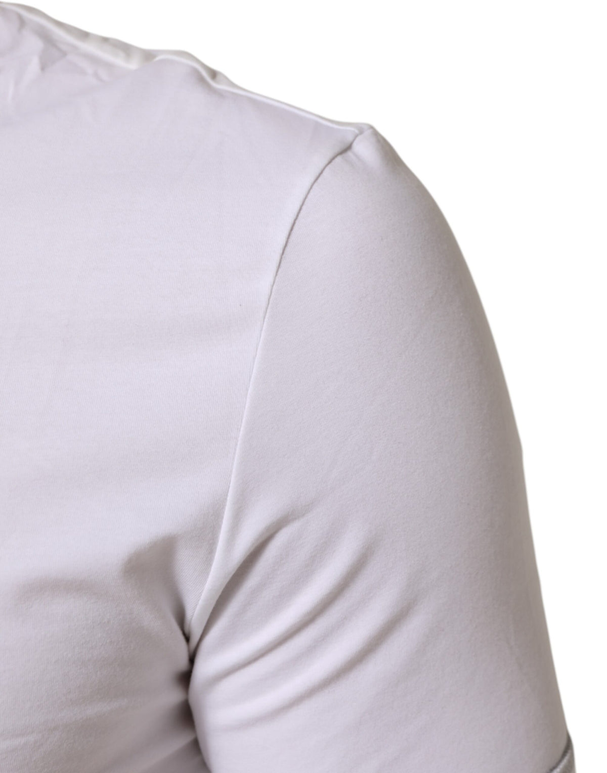 Dolce & Gabbana White Cotton Round Neck Men Underwear Men's T-shirt (Pre-Owned)
