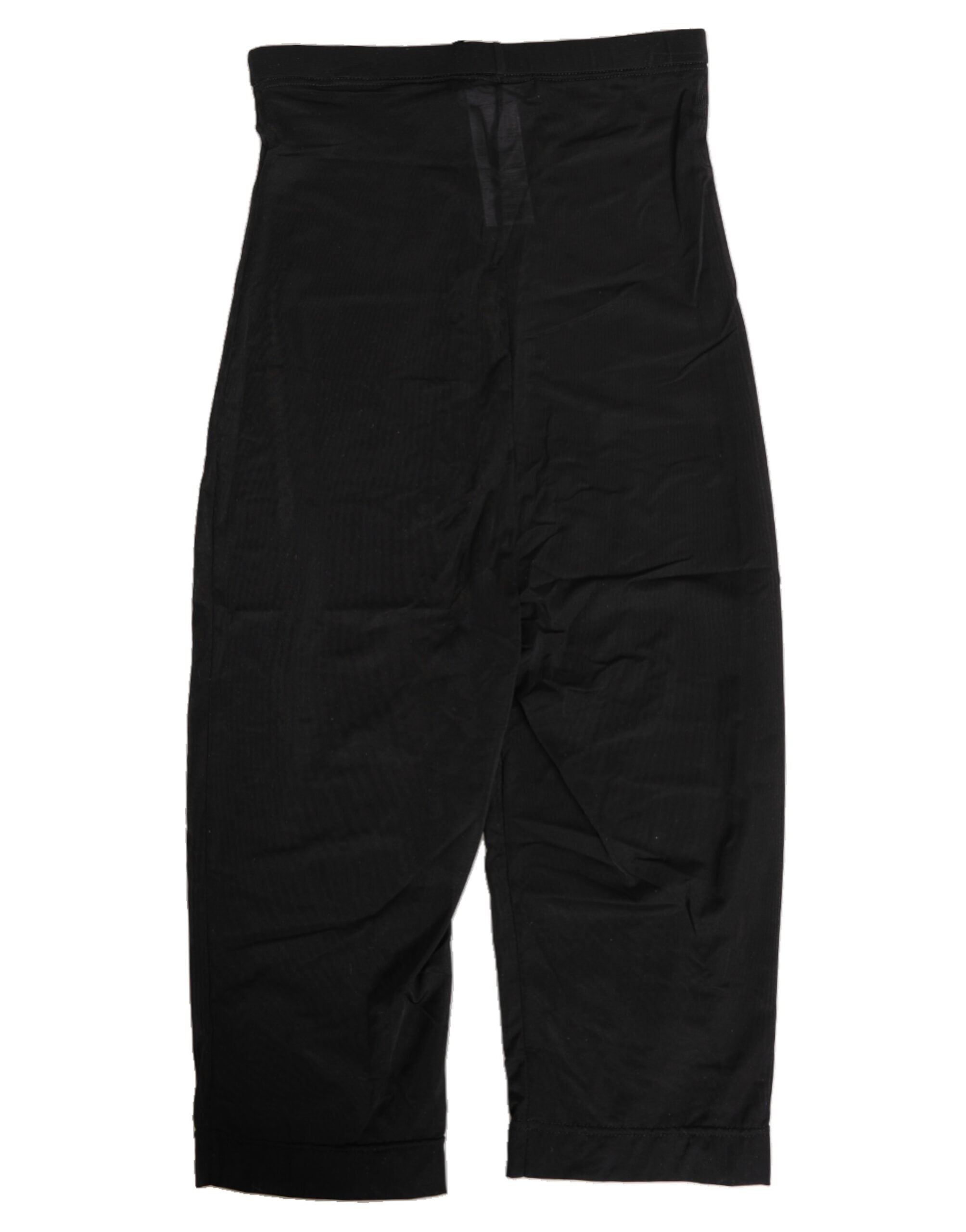 Dolce & Gabbana Black High Waist Tight Midi Trouser Women's Underwear