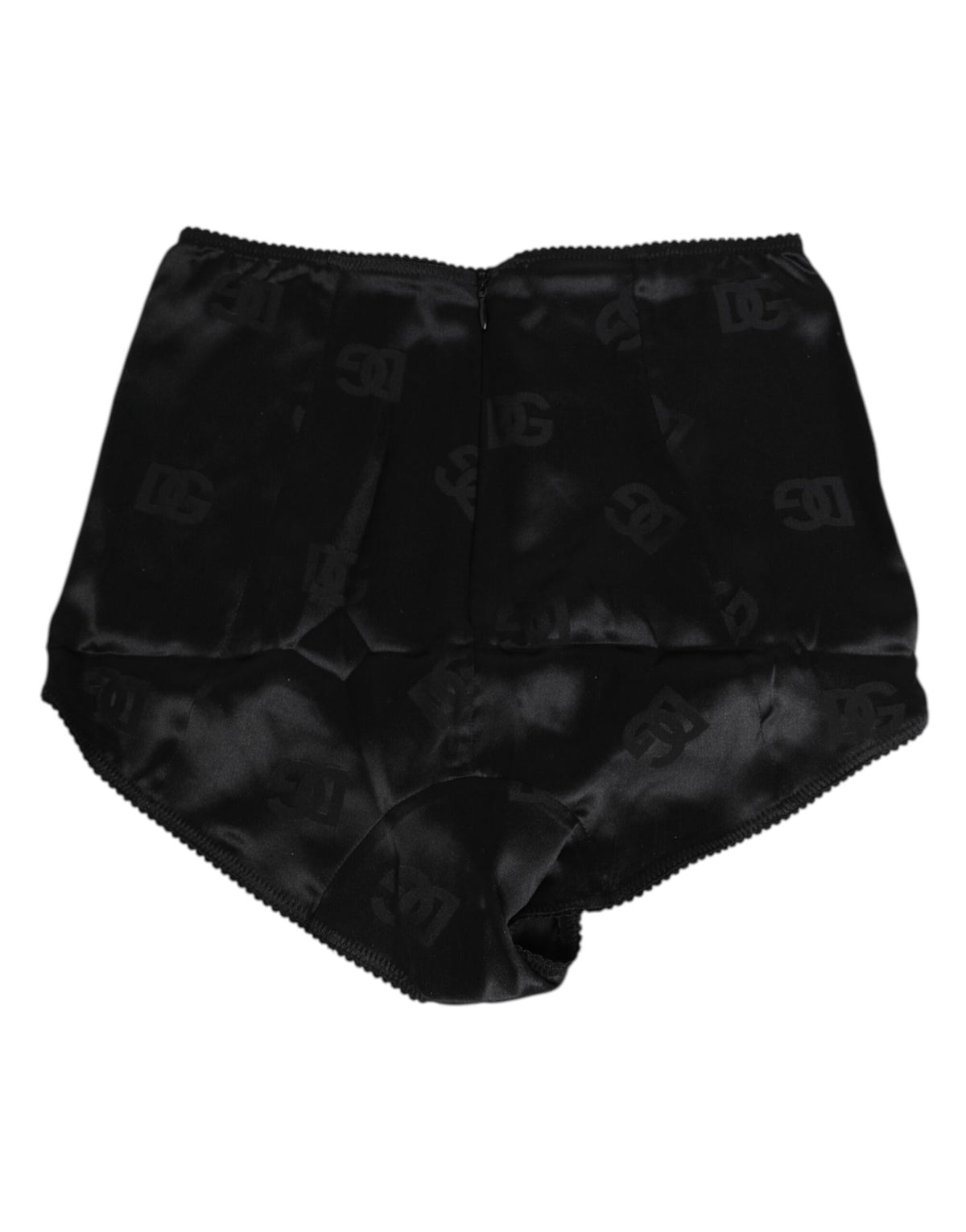 Dolce & Gabbana Black Silk Stretch High Waist Girdle Women's Underwear