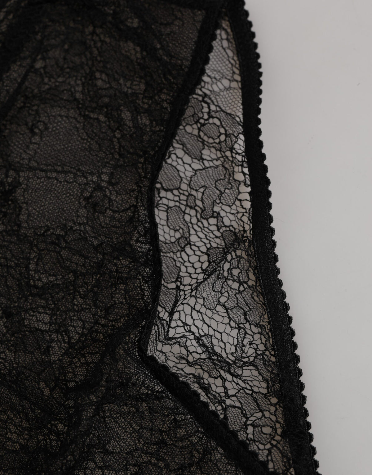 Dolce & Gabbana Black Nylon Stretch High Waist Panty Women's Underwear