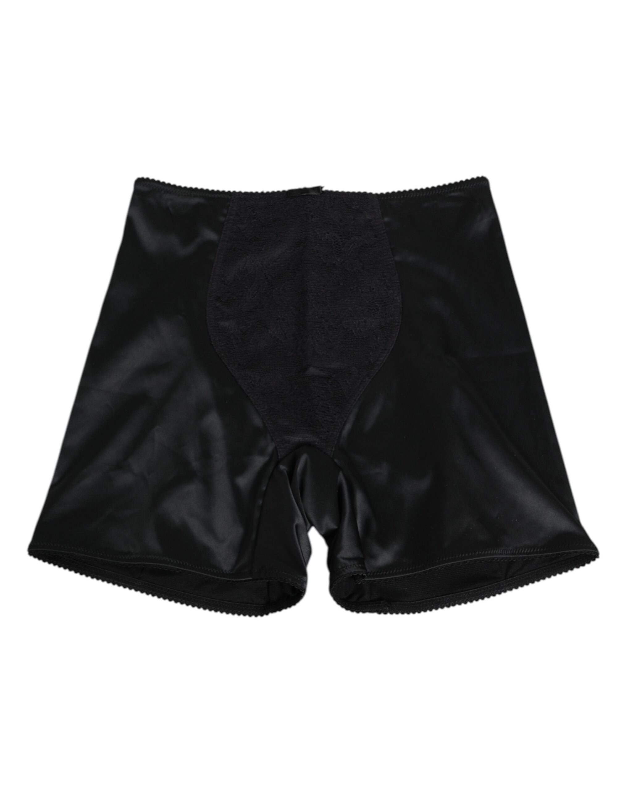 Dolce & Gabbana Black Silk Stretch Slip Cycling Women Women's Underwear