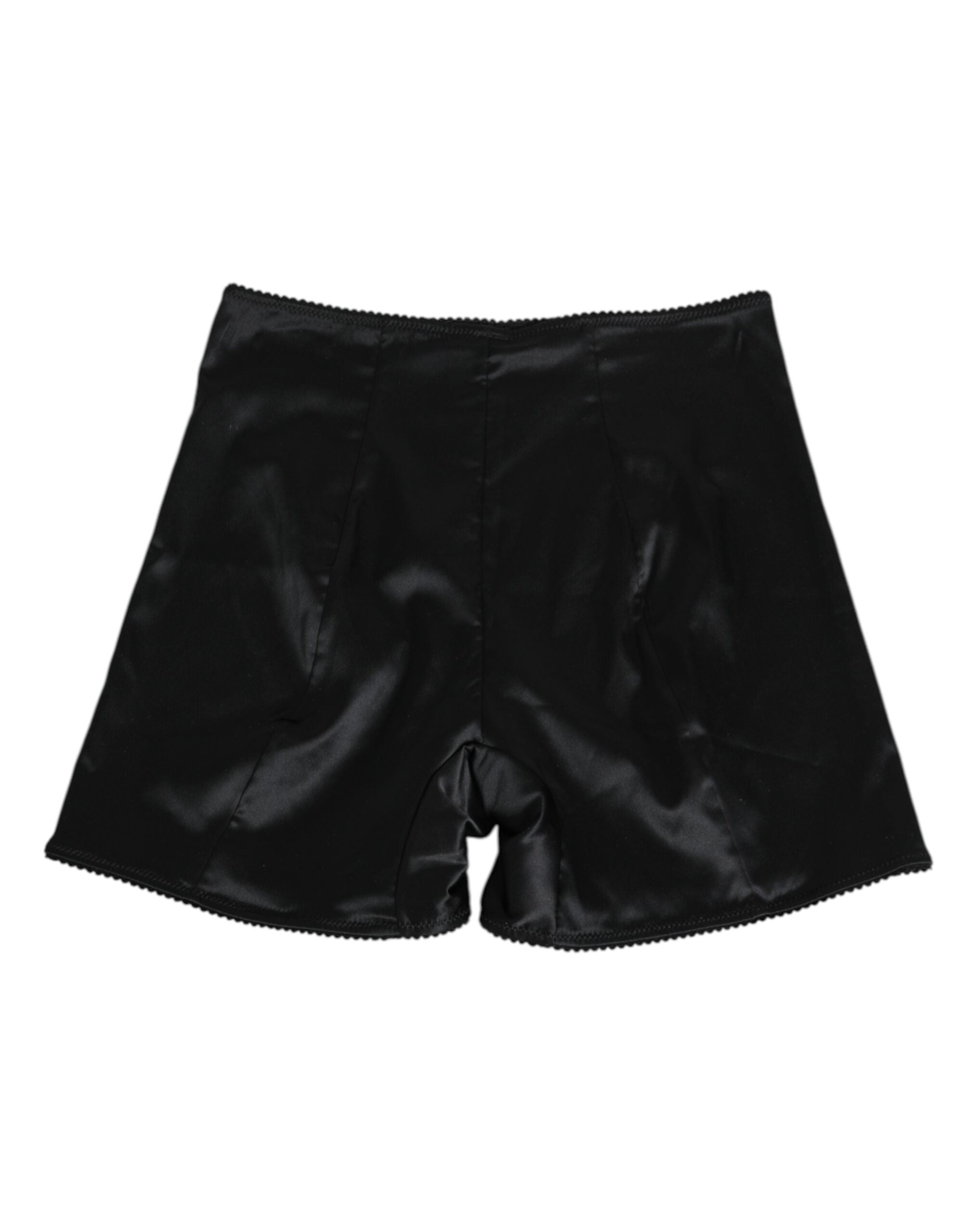 Dolce & Gabbana Black Silk Stretch Slip Cycling Women Women's Underwear