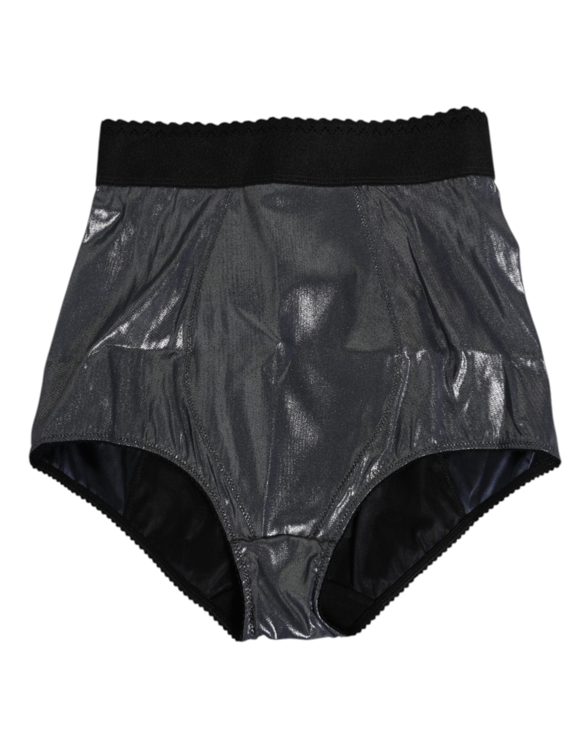 Dolce & Gabbana Gray Silk Stretch Slip Girdle Panty Women's Underwear