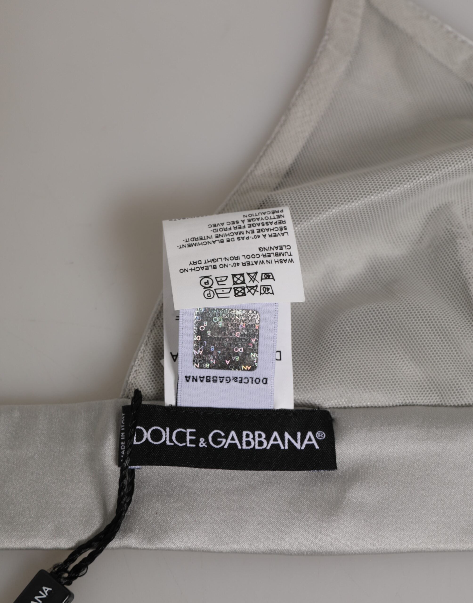Dolce & Gabbana Black Lily Print Nylon Bottom Beachwear Women's Swimwear