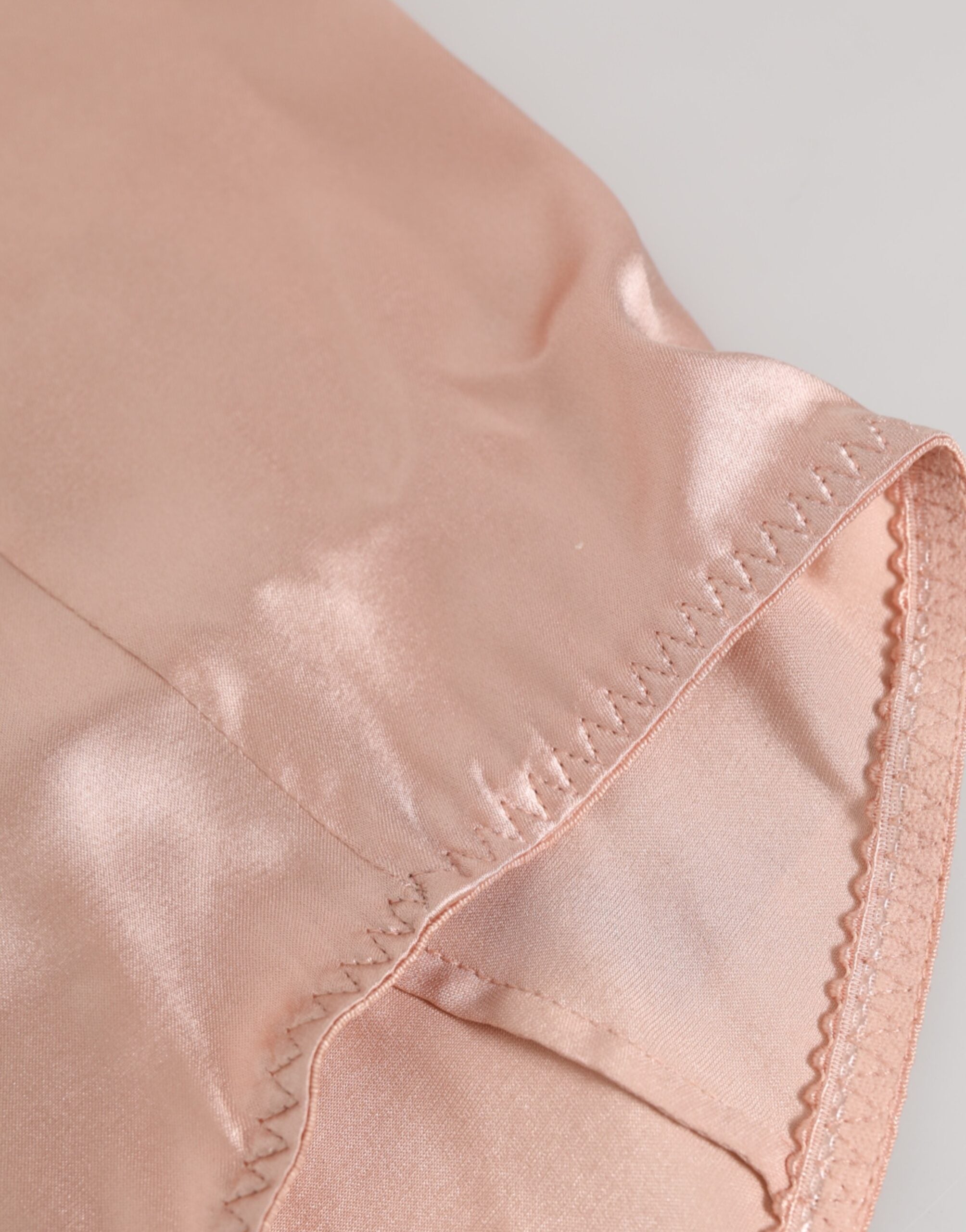 Dolce & Gabbana Pink Acetate High Waist Shorts Panty Women's Underwear