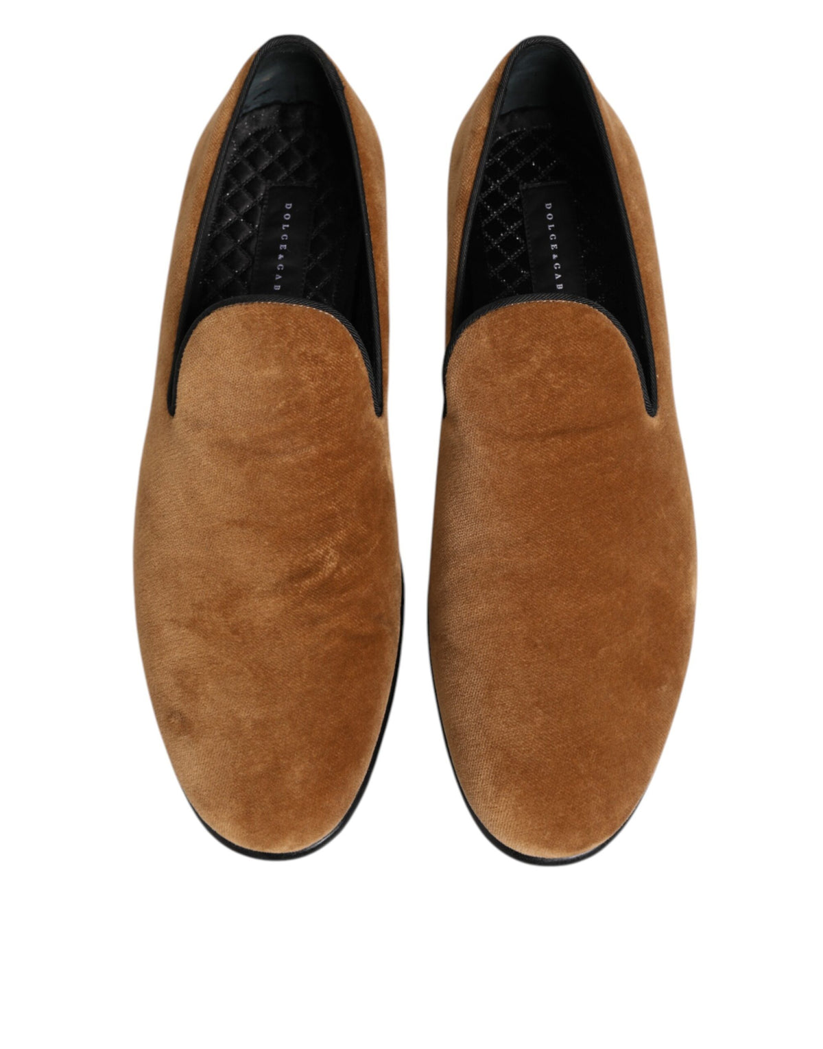 Dolce & Gabbana Brown Suede Slip On Men Loafers Formal Men's Shoes