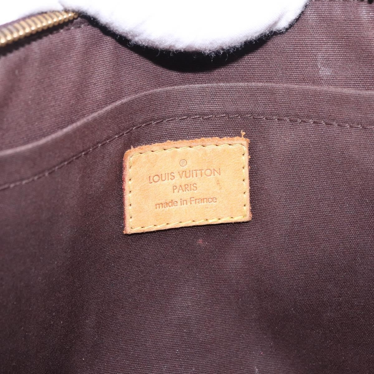 Louis Vuitton Rosewood Avenue Monogram Vernis Burgundy Patent_Leather Handbag (Pre-Owned)