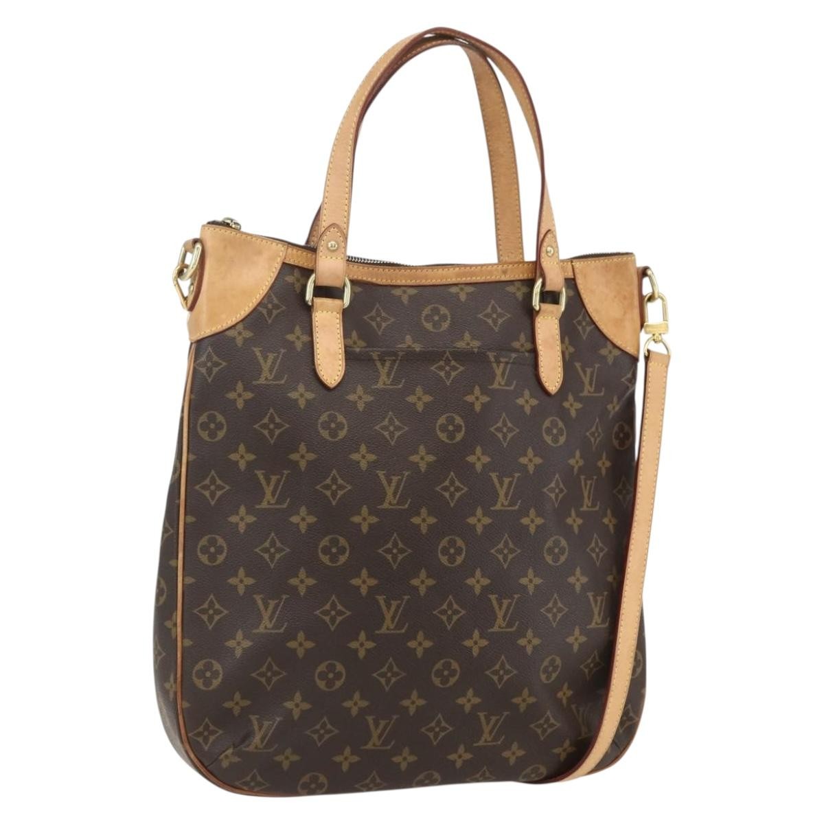 Louis Vuitton Odeon Monogram Canvas Brown Canvas Shoulder Bag Bag (Pre-Owned)