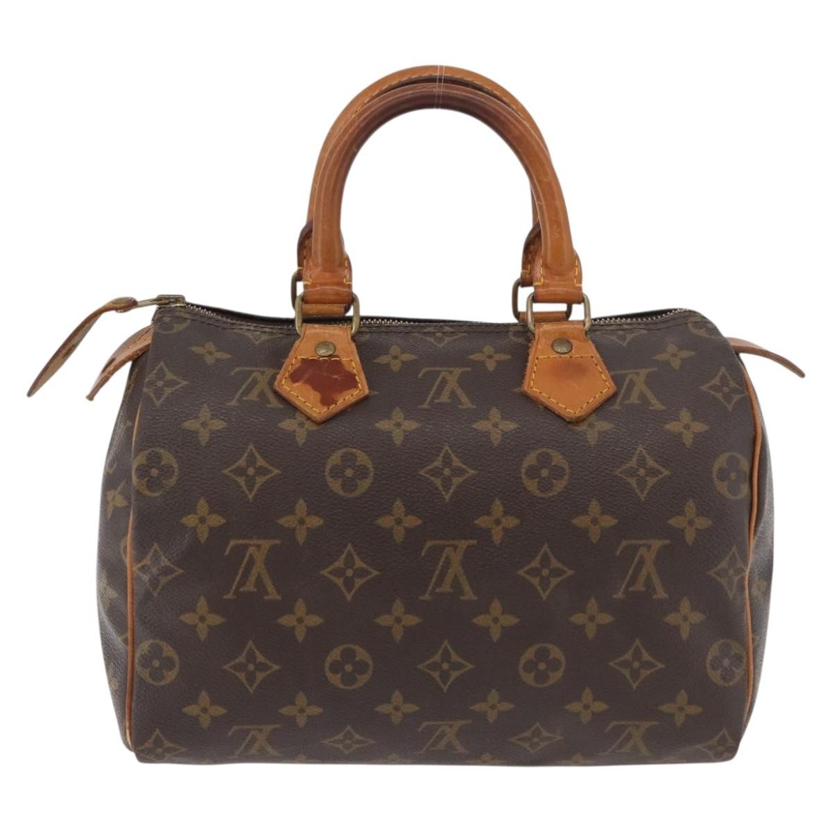Louis Vuitton Speedy Monogram Canvas Brown Canvas Handbag (Pre-Owned)