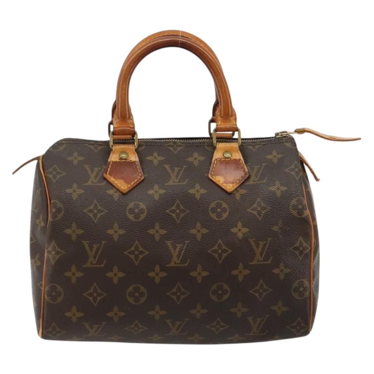 Louis Vuitton Speedy Monogram Canvas Brown Canvas Handbag (Pre-Owned)