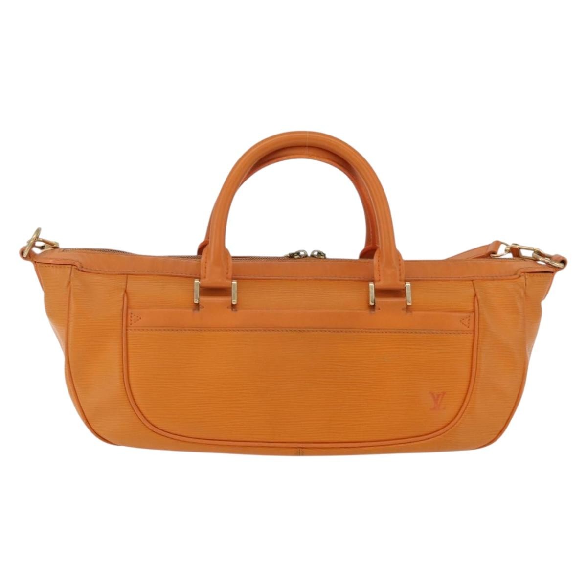 Louis Vuitton Dhanura Epi Leather Orange Leather Handbag (Pre-Owned)