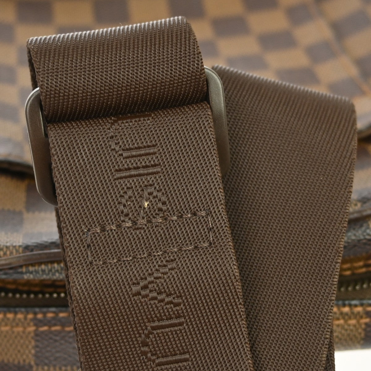 Louis Vuitton Olav Damier Ebene Brown Canvas Shoulder Bag Bag (Pre-Owned)
