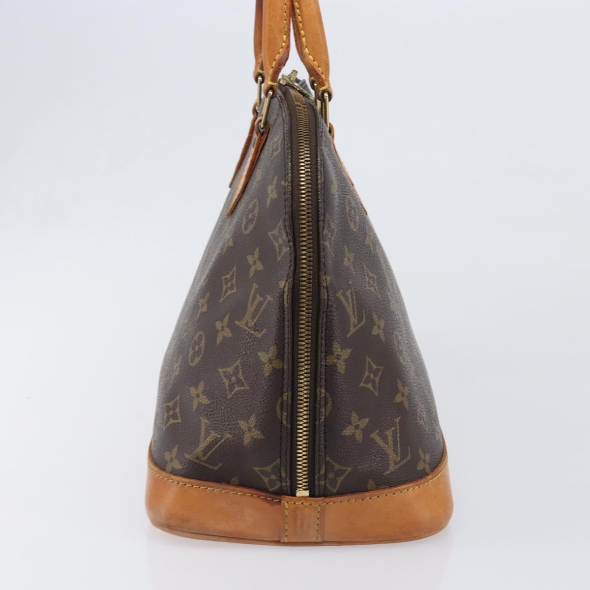 Louis Vuitton Alma Monogram Canvas Brown Canvas Handbag (Pre-Owned)