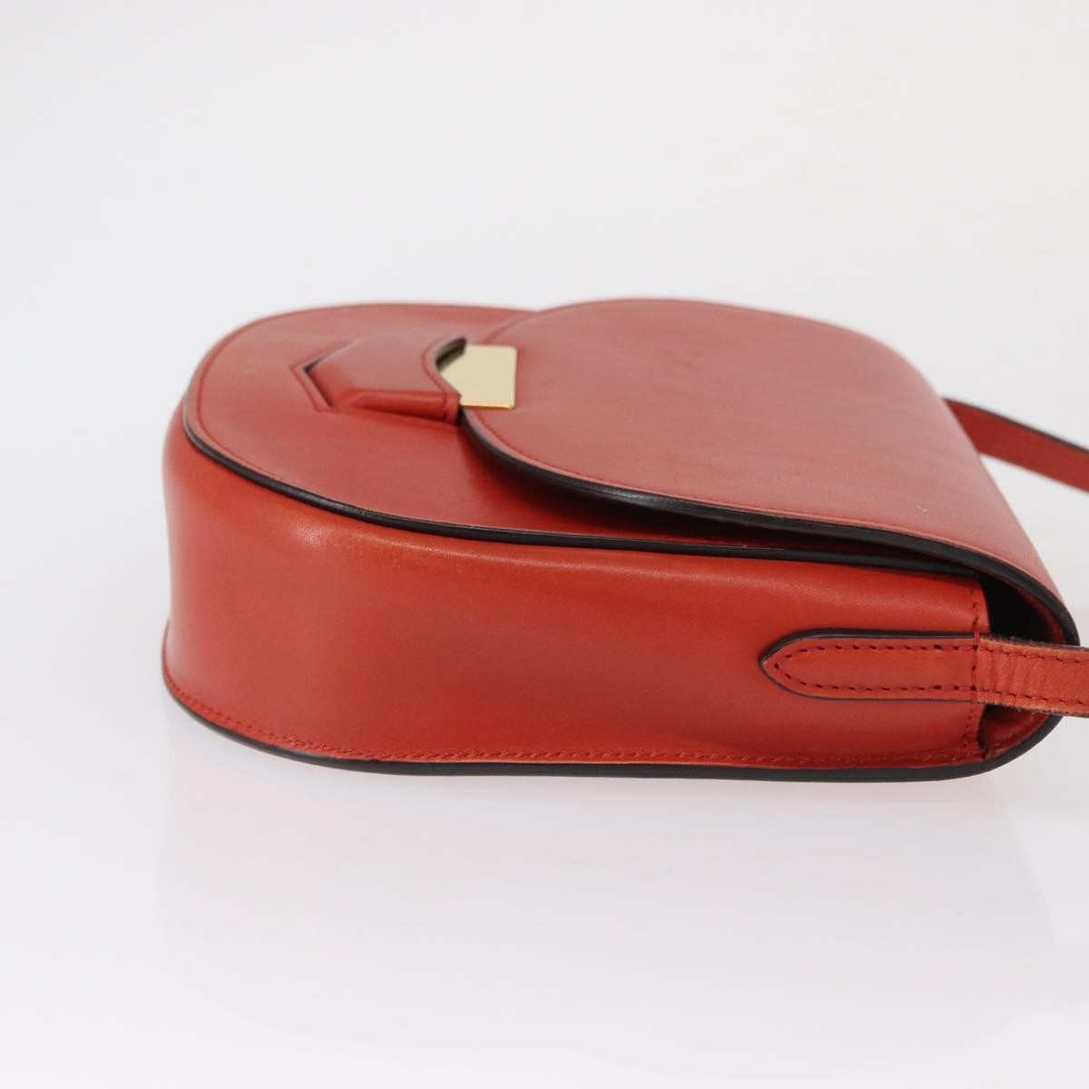 Celine Trotteur Messenger Calfskin Orange Leather Shoulder Bag Bag (Pre-Owned)