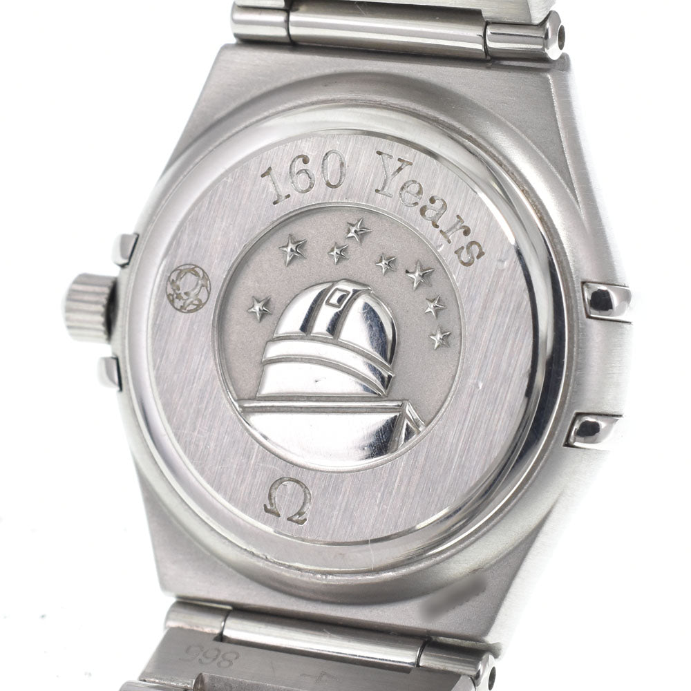 Omega Constellation Quartz Stainless Steel With Diamond Bezel And Markers Watch (Pre-Owned)